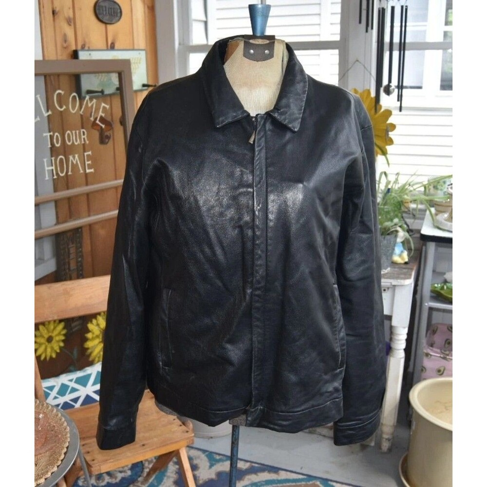 90s Pelle Studio Wilson's Leather Jacket Removable Thinsulate Size Medium